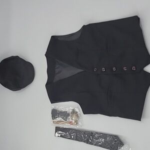 Men's Great Gatsby/Roaring 20s Accessories Set. Vest,hat,Watch,cigar,tie,bow Tie